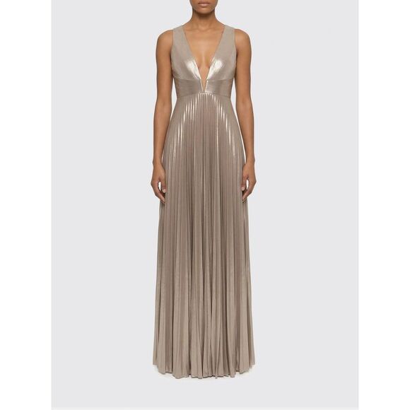 NISSA Dresses & Skirts - Nissa Dress Woman Gold